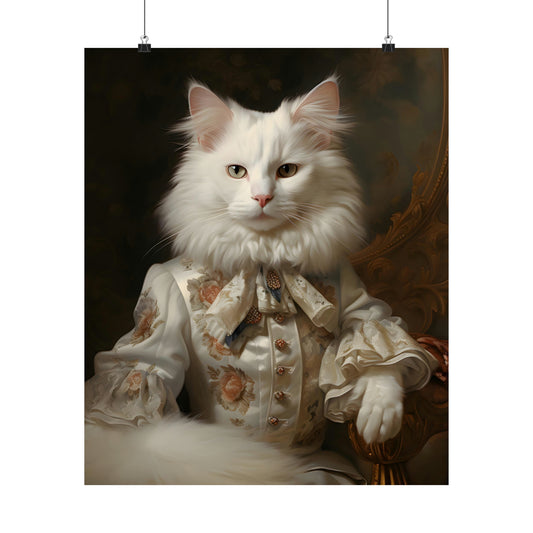 Aristocratic Cat Poster