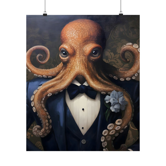 Dapper Octopus Poster