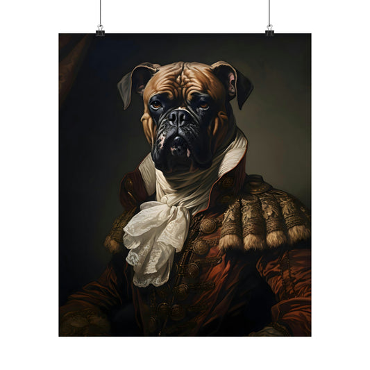 Aristocratic Boxer Poster