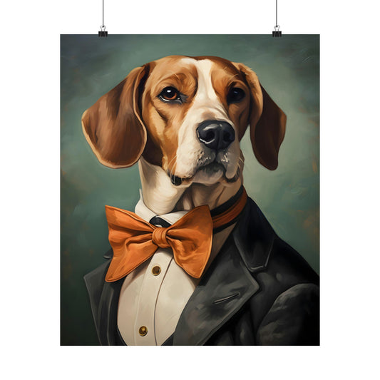 Dapper Beagle Poster