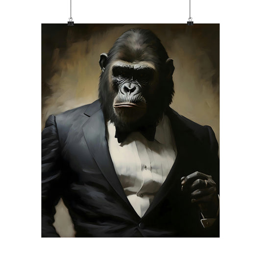 Dapper Gorilla Poster