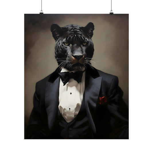 Dapper Panther Poster
