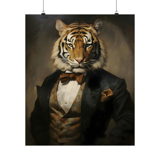 Dapper Tiger Poster