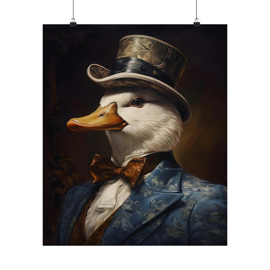 Dapper Duck Poster