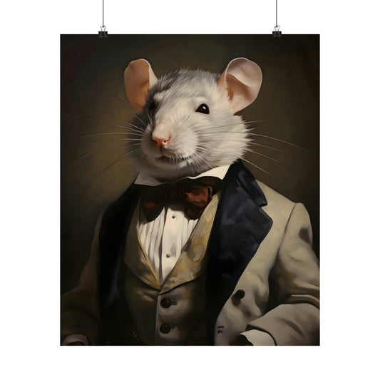 Dapper Rat Poster
