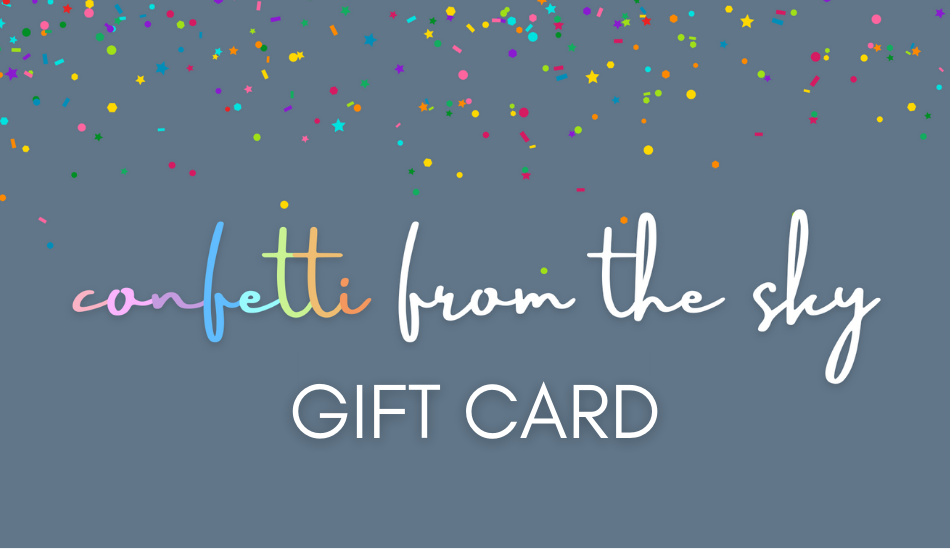 Confetti From The Sky Gift Card